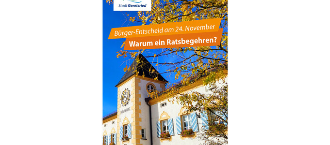 Rathaus Geretsried im Herbst | © Stadt Geretsried