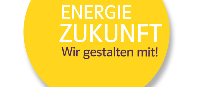 Gelber Kreis mit Schriftzug Energie Zukunft | © bayernwerk