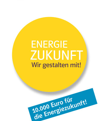 Gelber Kreis mit Schriftzug Energie Zukunft | © bayernwerk