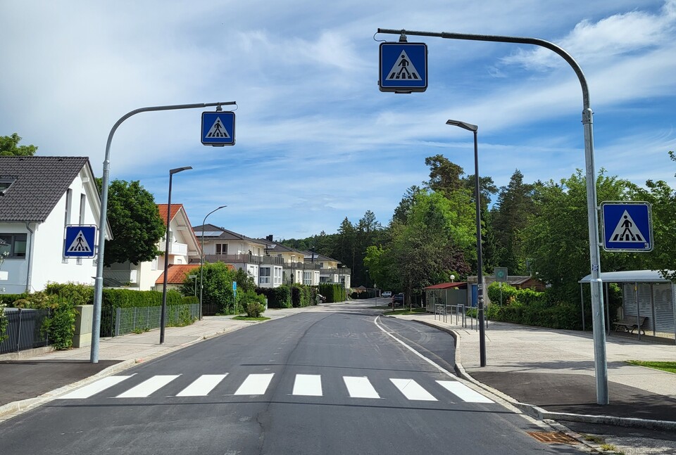 Fußgängerübergang an der Isardamm Grundschule | © Stadt Geretsried